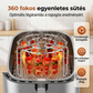 🍢 Rozsdamentes acél nyársrács állvány légsütőhöz – Praktikus, hőálló ✨