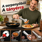 🍳✨ Kétfunkciós Szűrőkanál-Fogó: Vége a Két Külön Eszköznek!