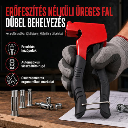 🛠️✨ Kézi Szegecsanya Pisztoly: M3-M8 Méretig + Üreges Falakhoz! 🎯