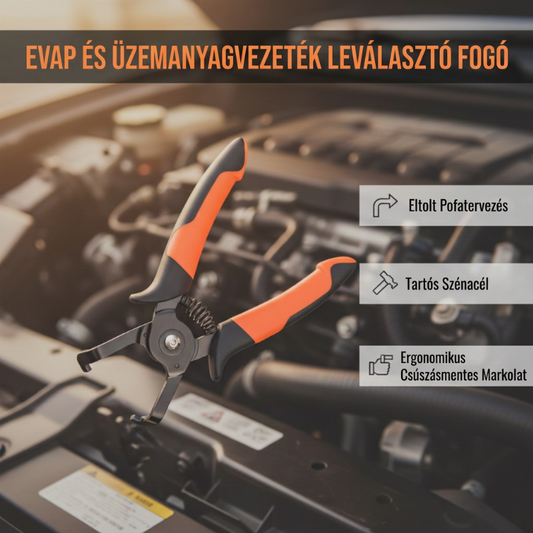 🔧✨ EVAP és Üzemanyagvezeték-Szétválasztó Fogó: Rugós + Gyorskioldó Csatlakozókhoz! 🚗