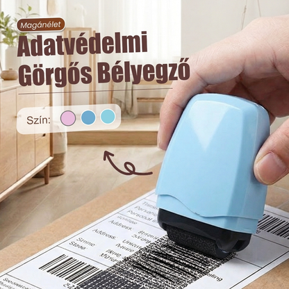 🎉 2026-os nagyárusítás – Már több mint 52 000 darab elkelt! 🛡️ Adatvédő görgős bélyegző – Azonnal elrejti a személyes adatokat a leveleken és csomagokon – Nincs szükség aprításra! ✨