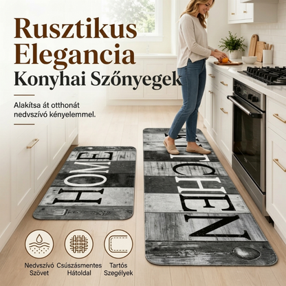 Konyhai csúszásgátló, nedvszívó padlószőnyeg