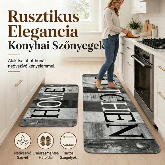 🍽️✨ Konyhai csúszásgátló szőnyeg: Száraz padló + Biztonságos állás! 🎉