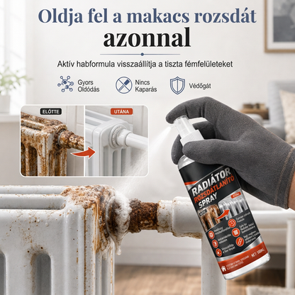 Háztartási radiátorrozsda-eltávolító spray