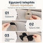Autós napszemüvegtartó, dupla csipeszes szemüvegtartó és jegy- és kártyatartó csipesz