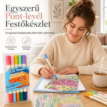 🌿✨ Braille Színező Készlet: Kreatív Relaxáció + Tapintás Élmény! 🎉