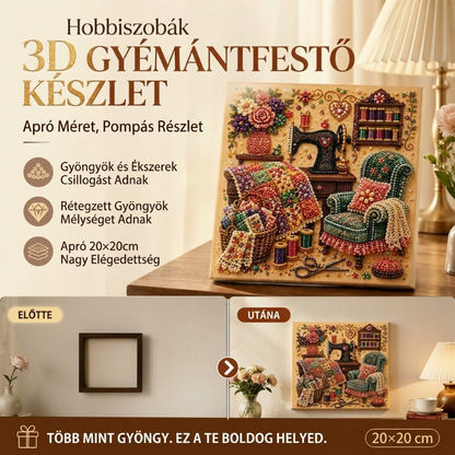 Creative Escape Gyémántfestő Készlet