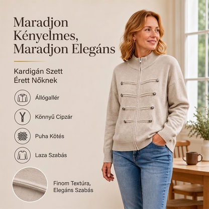 Női alkalmi dupla cipzáras pulóverdzseki – Kényelmes és stílusos viselet ✨🧥