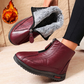 Női csúszásgátló téli meleg csizma – Biztonságos lépések, puha melegség télen ❄️👢
