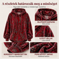 Női paisley mintás húzózsinóros pulóver – Bohém stílus, kényelmes viselet ✨🧶