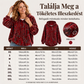 Női paisley mintás húzózsinóros pulóver – Bohém stílus, kényelmes viselet ✨🧶