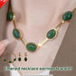 💎 Smaragd nyaklánc fülbevalók karkötő