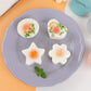 Aranyos főtt tojás forma🥚🥚🥚4 db/készlet ecsettel